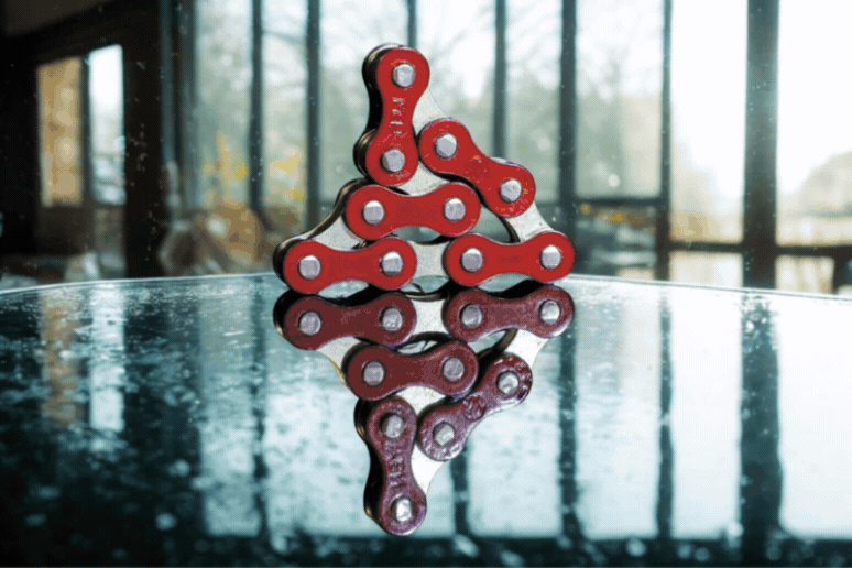 Handmade Bike Chain Fidgets